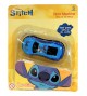 Carrinho Mini Veículos De Metal Pull Back Stitch skate  Azul - Candide